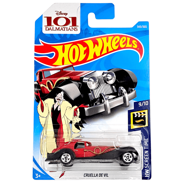 Hot Wheels - Cruella De Vil - 2018 - Top CollectiblesDiecastHot Wheels