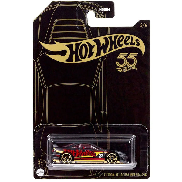 Hot Wheels - Custom '01 Acura Integra GSR - 2023 Black & Gold Series - Top CollectiblesDiecastHot Wheels