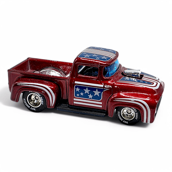 Hot Wheels - Custom '56 Ford Truck - 2022 Stars & Stripes Series *Real Riders Custom* - Top CollectiblesDiecastHot Wheels
