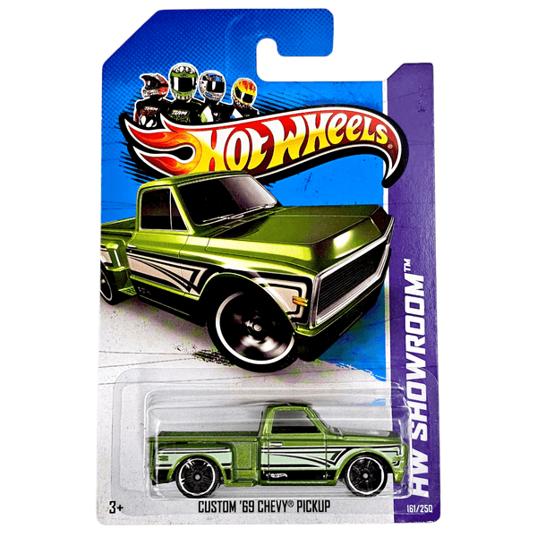 Hot Wheels - Custom '69 Chevy Pickup - 2013 *Card Variation* - Top CollectiblesDiecastHot Wheels