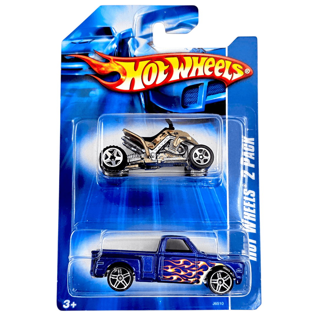 Hot Wheels - Custom 69 Chevy / Sand Stinger - 2007 *2 - Pack* - Top CollectiblesDiecastHot Wheels