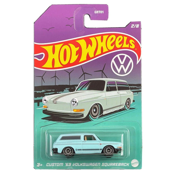 Hot Wheels - Custom '69 Volkswagen Squareback - 2022 VW Series - Top CollectiblesDiecastHot Wheels