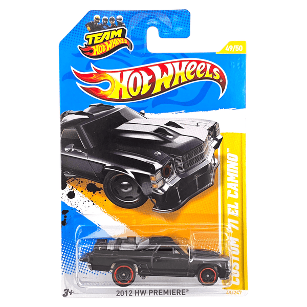 Hot Wheels - Custom '71 El Camino - 2012 *Card Variation* - Top CollectiblesDiecastHot Wheels