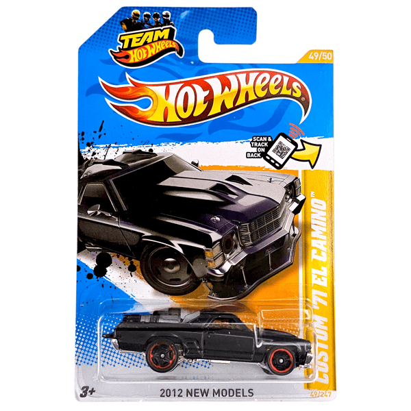Hot Wheels - Custom '71 El Camino - 2012 *Card Variation* - Top CollectiblesDiecastHot Wheels
