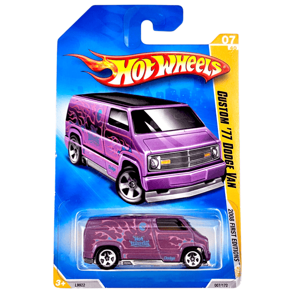 Hot Wheels - Custom '77 Dodge Van - 2008 - Top CollectiblesDiecastHot Wheels