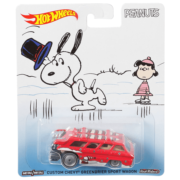 Hot Wheels - Custom Chevy Greenbrier Sport Wagon - 2016 Peanuts Series - Top CollectiblesDiecastHot Wheels