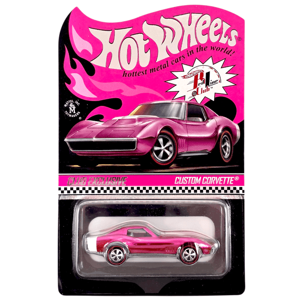 Hot Wheels - Custom Corvette - 2019 *Red Line Club Exclusive* - Top CollectiblesDiecastHot Wheels