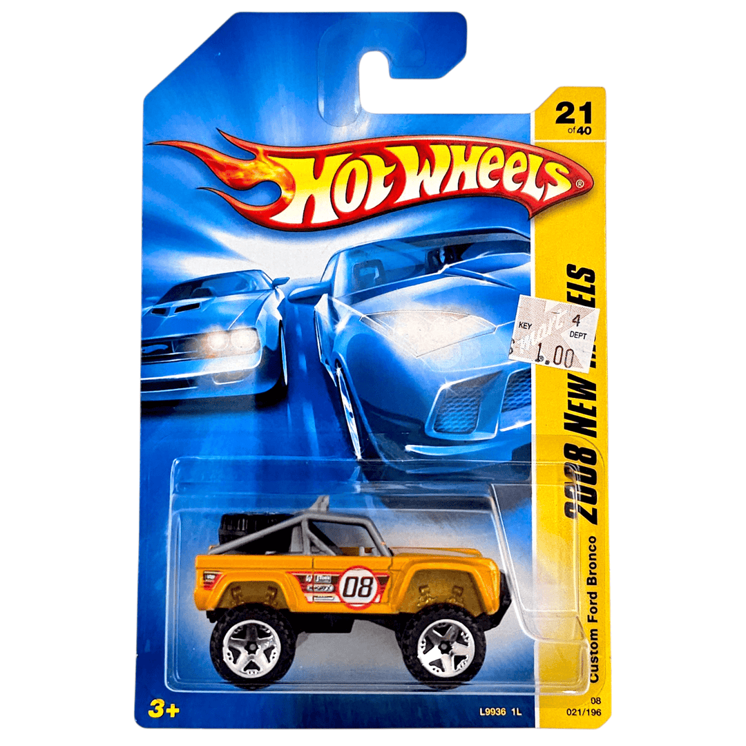 Hot Wheels - Custom Ford Bronco - 2008 - Top CollectiblesDiecastHot Wheels