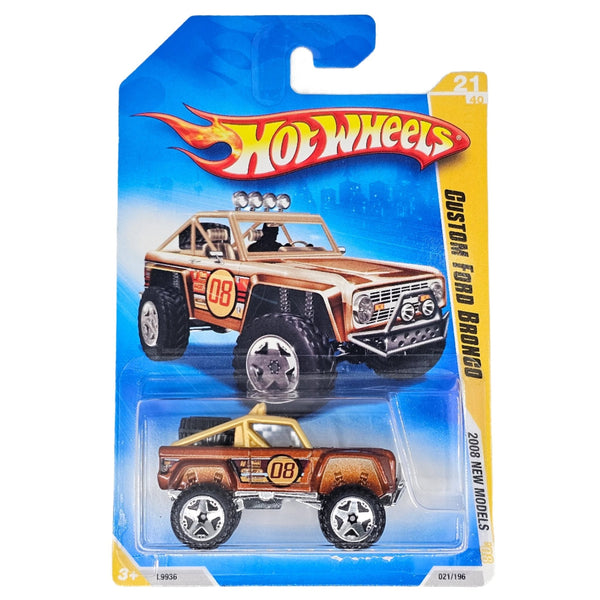 Hot Wheels - Custom Ford Bronco - 2008 - Top CollectiblesDiecastHot Wheels