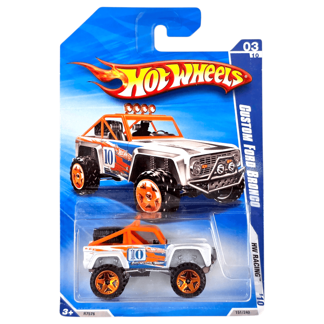 Hot Wheels - Custom Ford Bronco - 2010 - Top CollectiblesDiecastHot Wheels