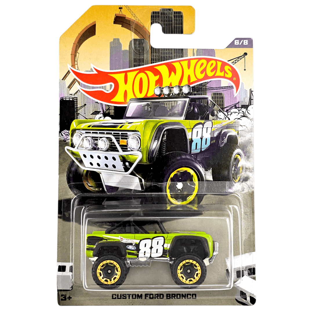 Hot Wheels - Custom Ford Bronco - 2016 Rad Trucks Series - Top CollectiblesDiecastHot Wheels