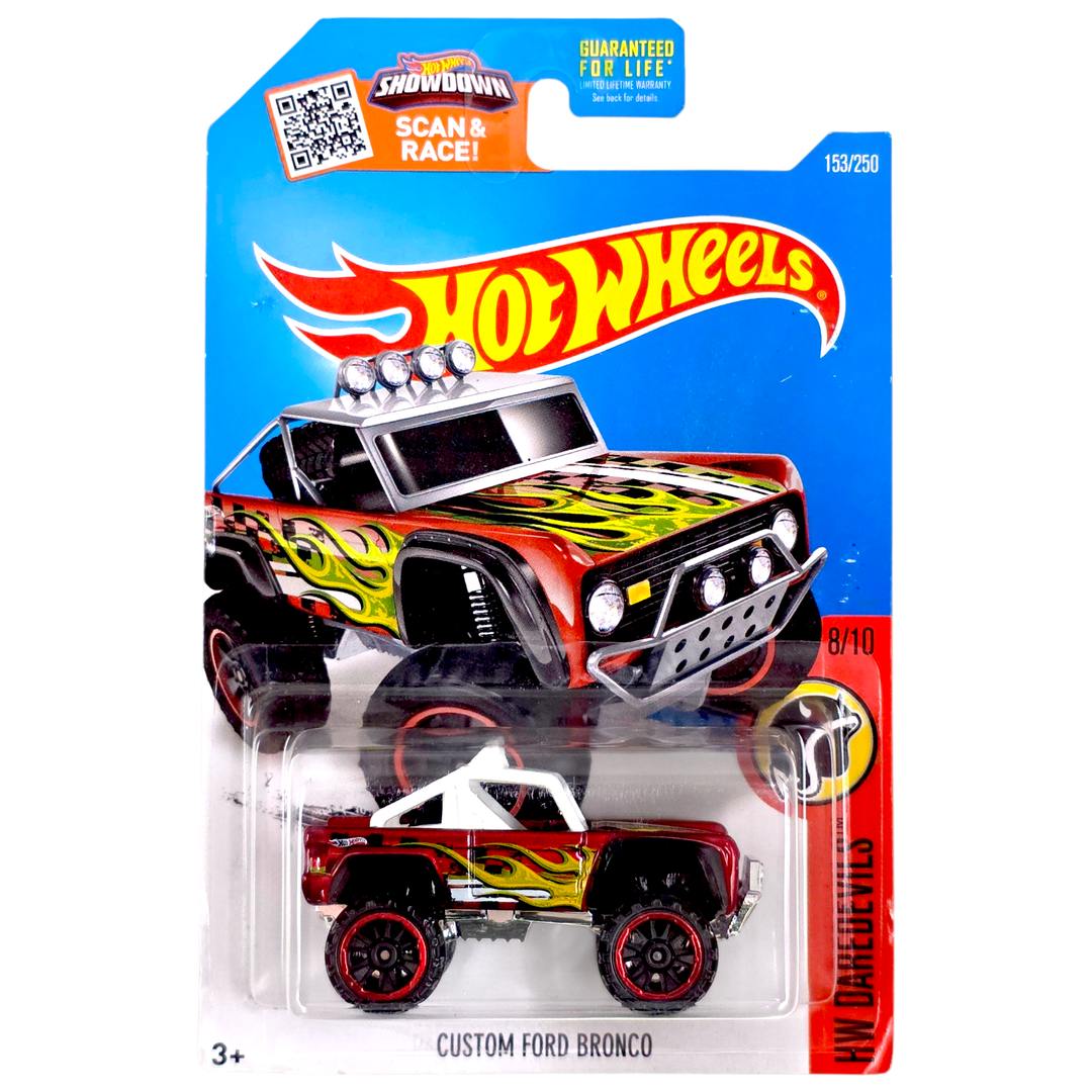 Hot Wheels - Custom Ford Bronco - 2016 - Top CollectiblesDiecastHot Wheels