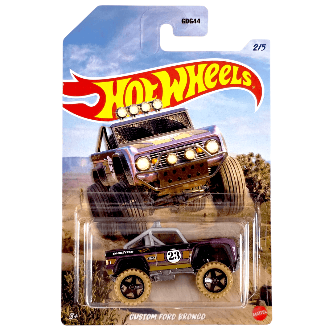 Hot Wheels - Custom Ford Bronco - 2023 Mud Runner Series - Top CollectiblesDiecastHot Wheels