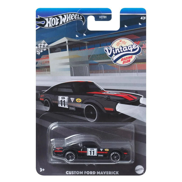 Hot Wheels - Custom Ford Maverick - 2024 Vintage Racing Club Series (Mix B) - Top CollectiblesDiecastHot Wheels