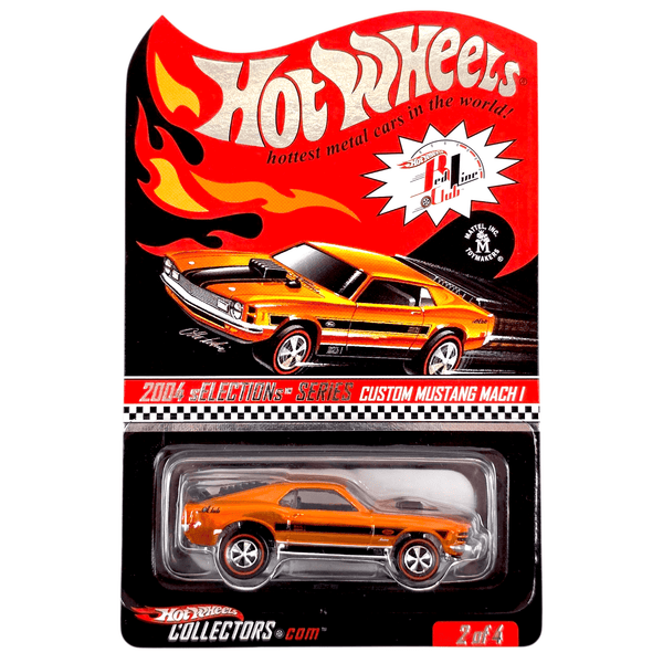 Hot Wheels - Custom Mustang Mach 1 - 2004 sELECTIONs Series *Red Line Club Exclusive* - Top CollectiblesDiecastHot Wheels