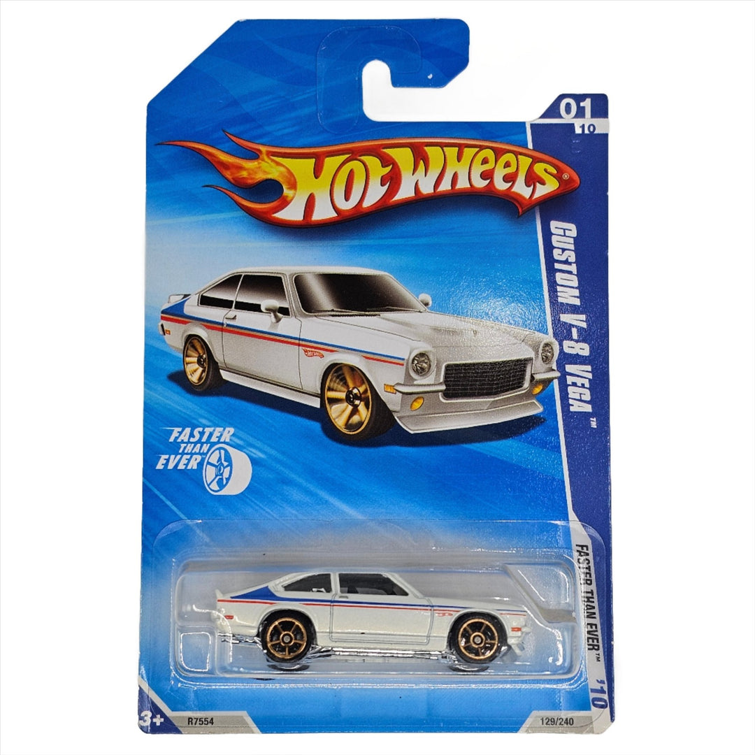 Hot Wheels - Custom V - 8 Vega - 2010 *FTE Wheels Variation* - Top CollectiblesDiecastHot Wheels