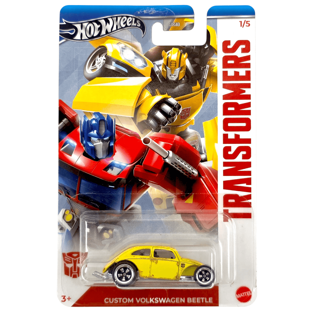 Hot Wheels - Custom Volkswagen Beetle - 2025 Transformers Series - Top CollectiblesDiecastHot Wheels