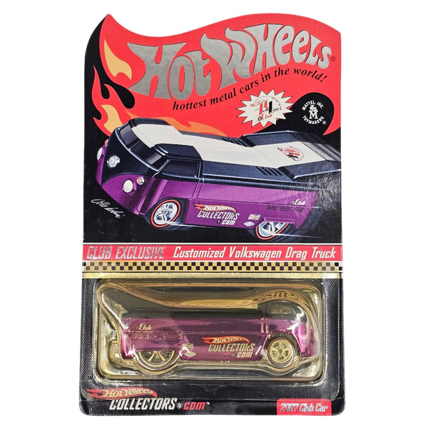 Hot Wheels - Customized Volkswagen Drag Truck - 2007 Club Car *Red Line Club Exclusive* - Top CollectiblesDiecastHot Wheels