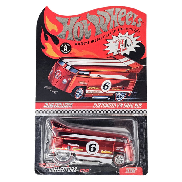 Hot Wheels - Customized VW Drag Bus - 2006 *Red Line Club Exclusive* - Top CollectiblesDiecastHot Wheels