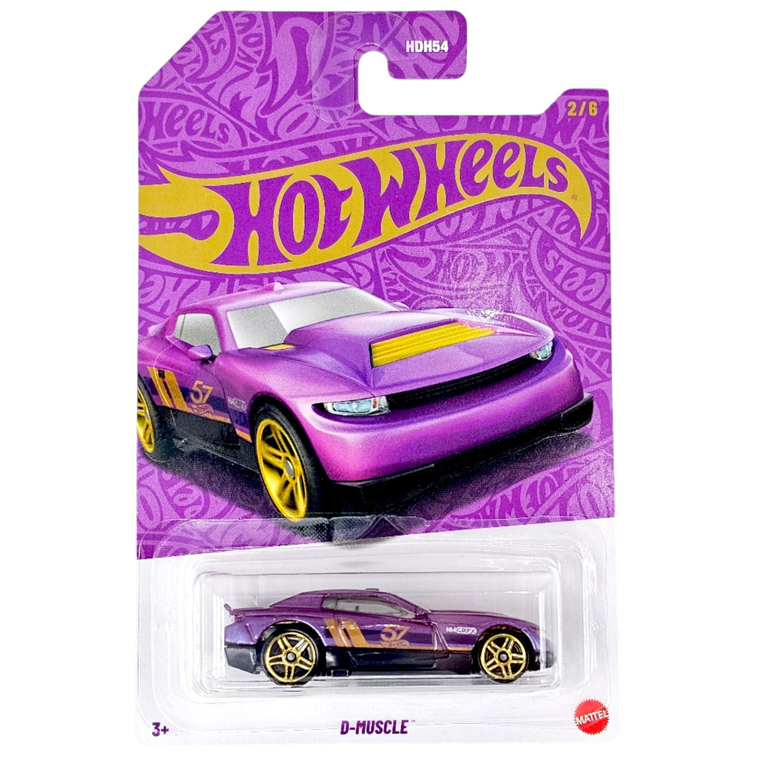 Hot Wheels - D-Muscle - 2025 Pearl &amp; Chrome Series (Mix A)