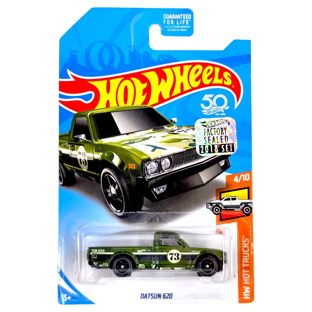 Hot Wheels - Datsun 620 - 2018 *Super Treasure Hunt* - Top CollectiblesDiecastHot Wheels
