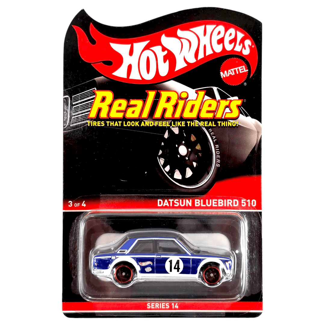 Hot Wheels - Datsun Bluebird 510 - 2016 Real Riders Series *Red Line Club Exclusive* - Top CollectiblesDiecastHot Wheels