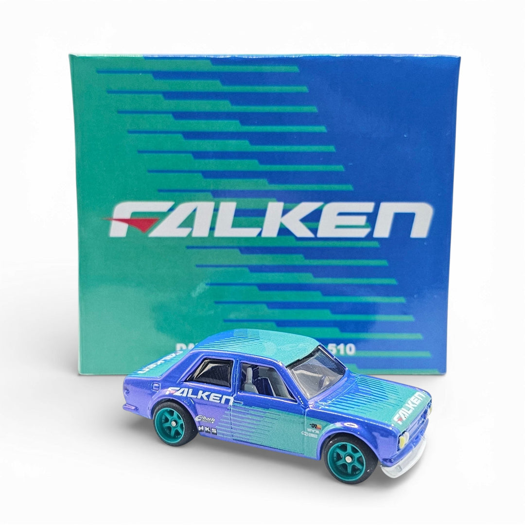 Hot Wheels - Datsun Bluebird 510 "Falken" w/ LED Lighting *Custom* - Top CollectiblesDiecastHot Wheels