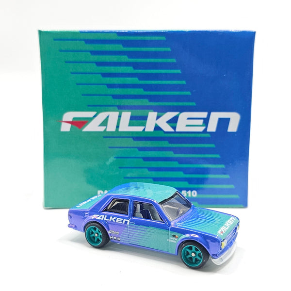 Hot Wheels - Datsun Bluebird 510 "Falken" w/ LED Lighting *Custom* - Top CollectiblesDiecastHot Wheels