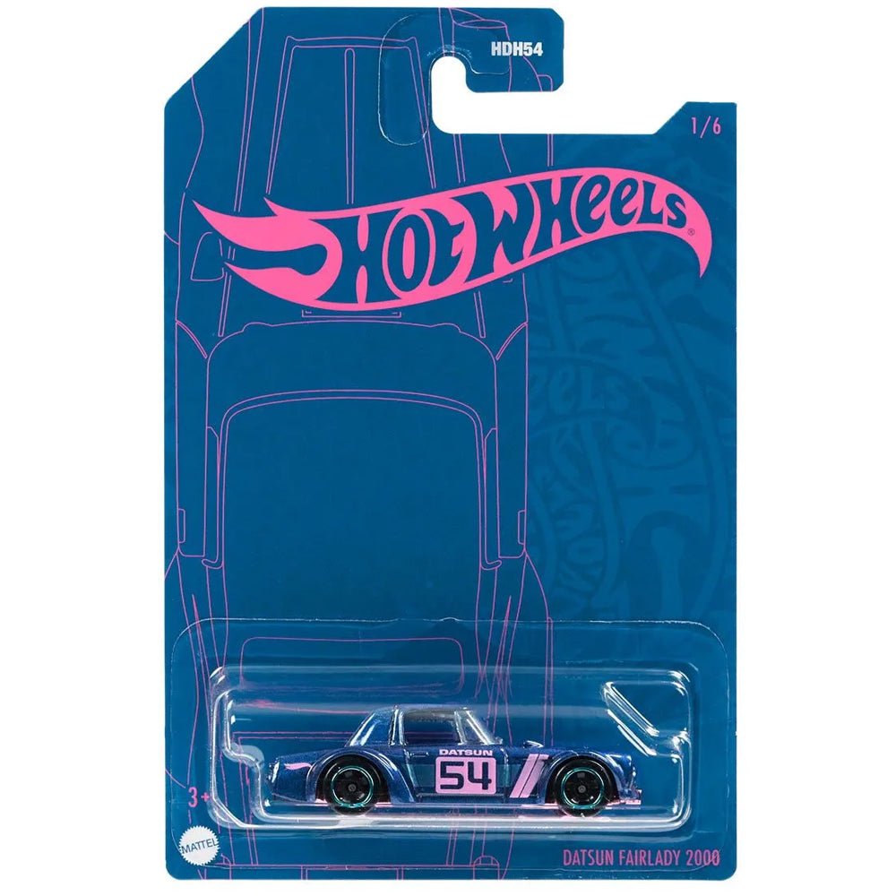 Hot Wheels - Datsun Fairlady 2000 - 2022 Pearl &amp; Chrome Series - Top CollectiblesDiecastHot Wheels