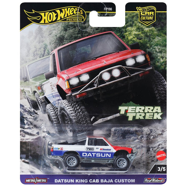 Hot Wheels - Datsun King Cab Baja Custom - 2024 Terra Trek Series - Top CollectiblesDiecastHot Wheels