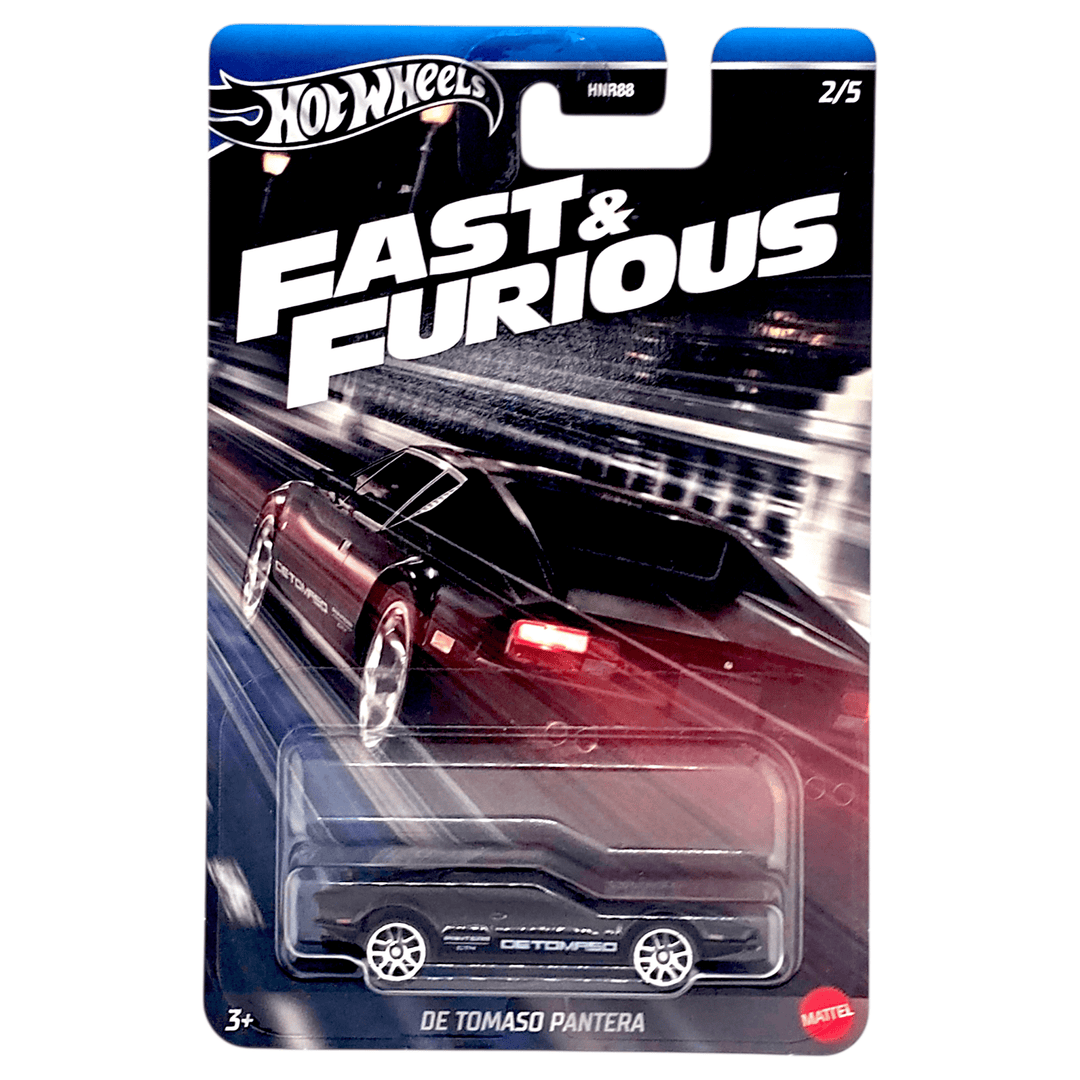 Hot Wheels - De Tomaso Pantera - 2024 Fast &amp; Furious Series - Top CollectiblesDiecastHot Wheels