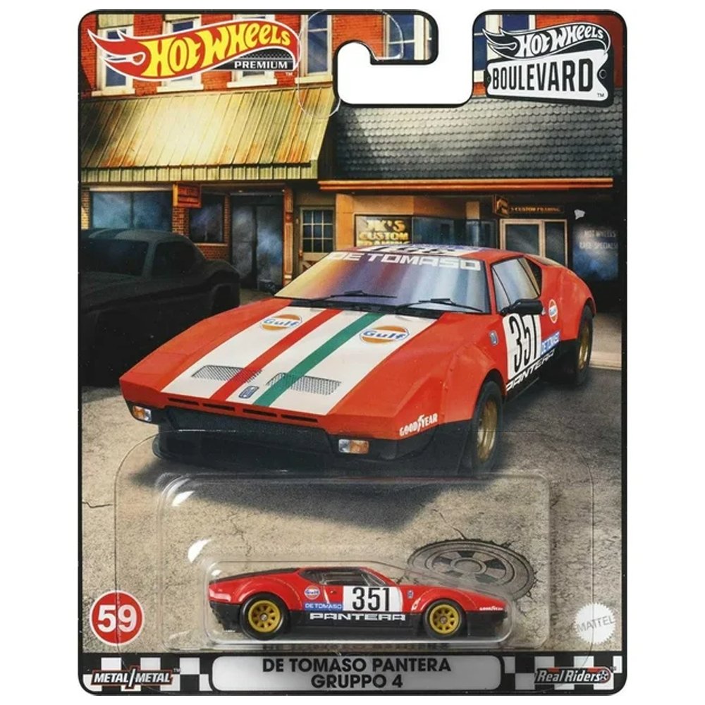 Hot Wheels - De Tomaso Pantera Gruppo 4 - 2022 Hot Wheels Boulevard Series - Top CollectiblesDiecastHot Wheels