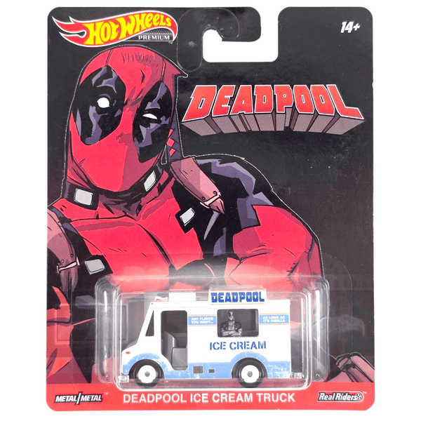 Hot Wheels - Deadpool Ice Cream Truck - 2019 Retro Entertainment Series - Top CollectiblesDiecastHot Wheels