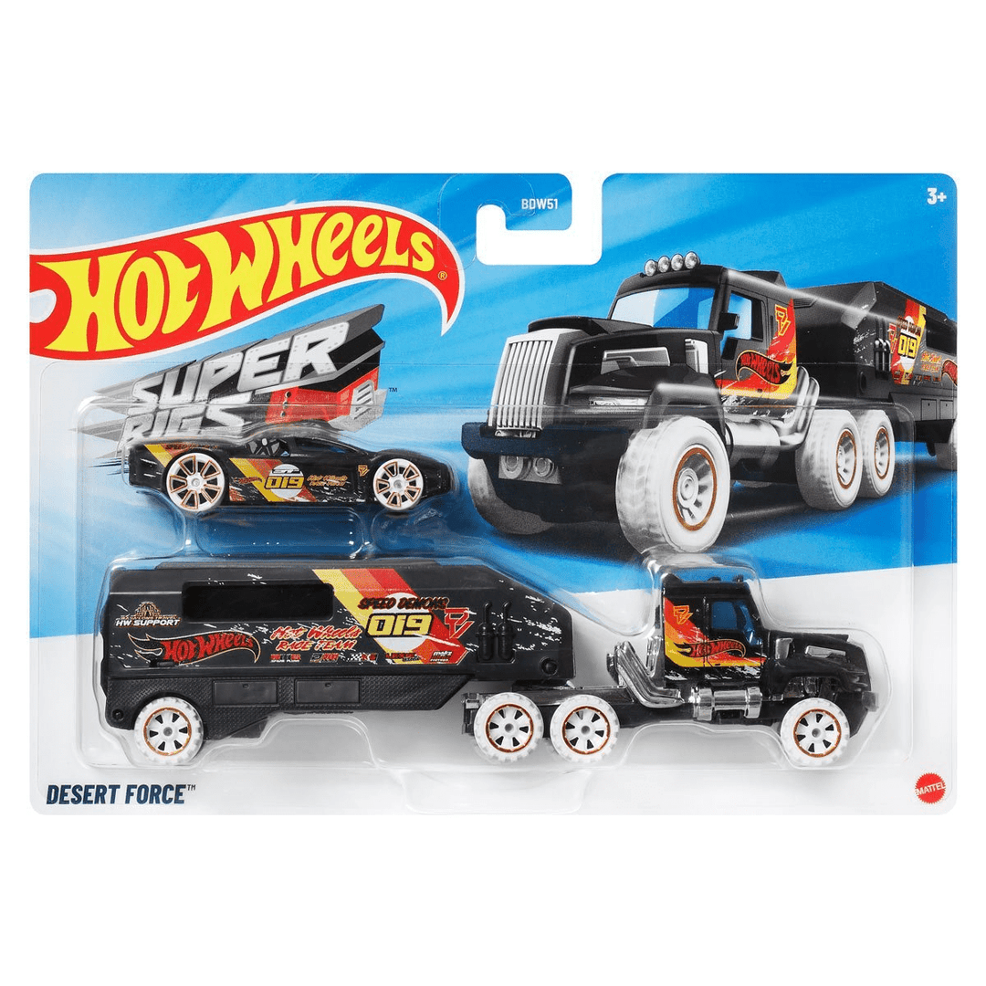 Hot Wheels - Desert Force - 2025 Super Rigs Series - Top CollectiblesDiecastHot Wheels