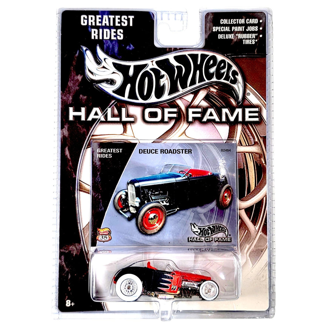 Hot Wheels - Deuce Roadster - 2003 Hall of Fame: Greatest Rides Series *Chrome Wheels Variation* - Top CollectiblesDiecastHot Wheels