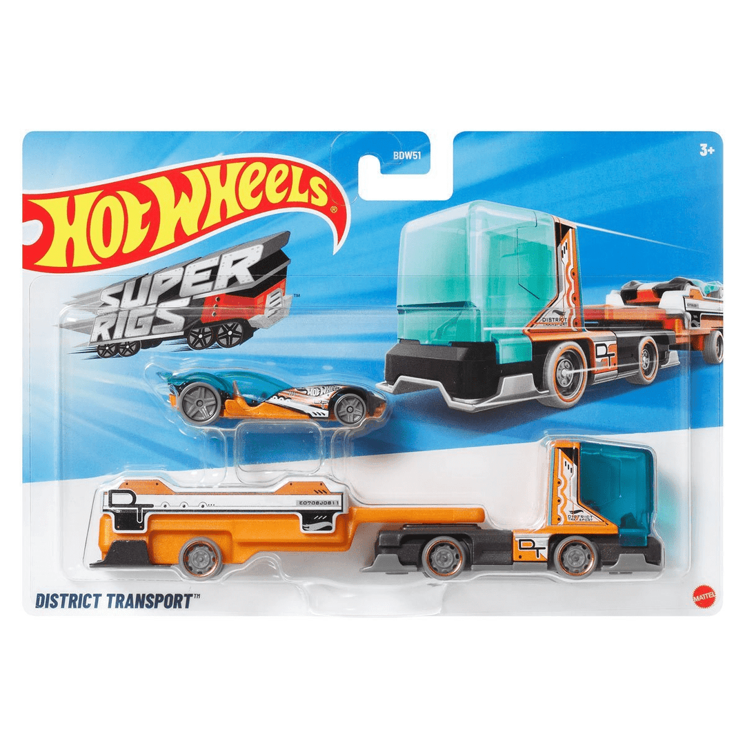 Hot Wheels - District Transport - 2025 Super Rigs Series - Top CollectiblesDiecastHot Wheels
