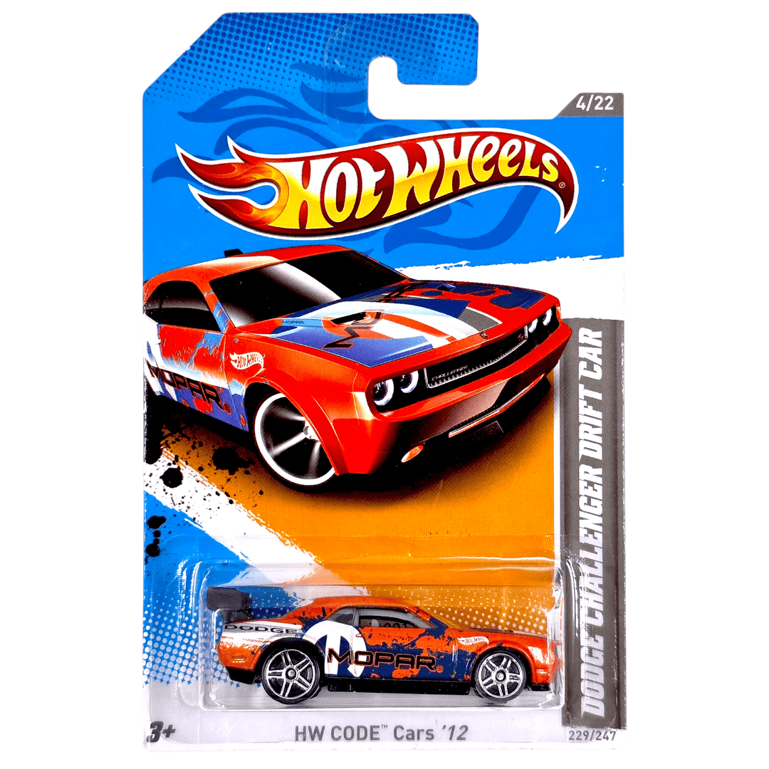 Hot Wheels - Dodge Challenger Drift Car - 2012 - Top CollectiblesDiecastHot Wheels