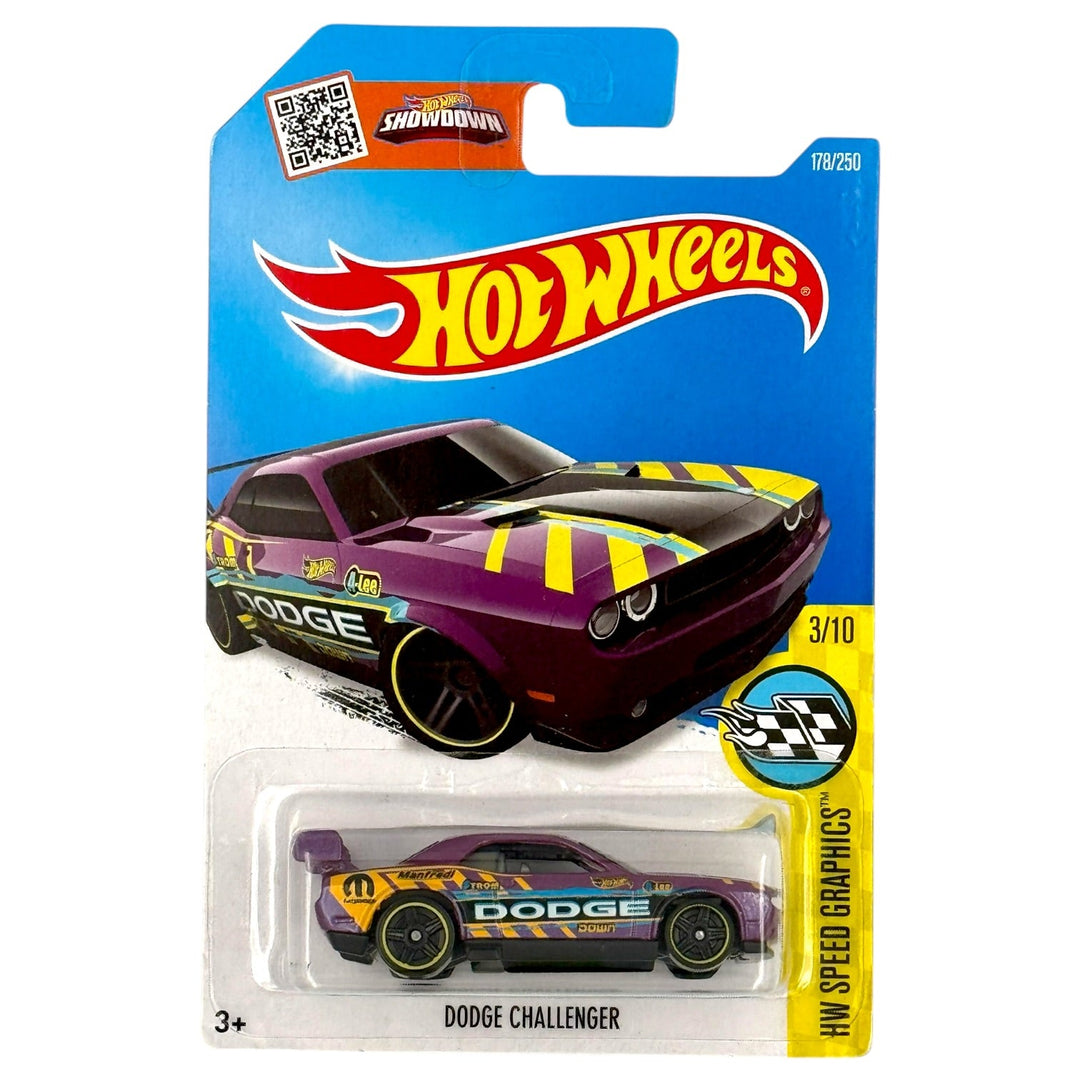 Hot Wheels - Dodge Challenger Drift Car - 2016 - Top CollectiblesDiecastHot Wheels