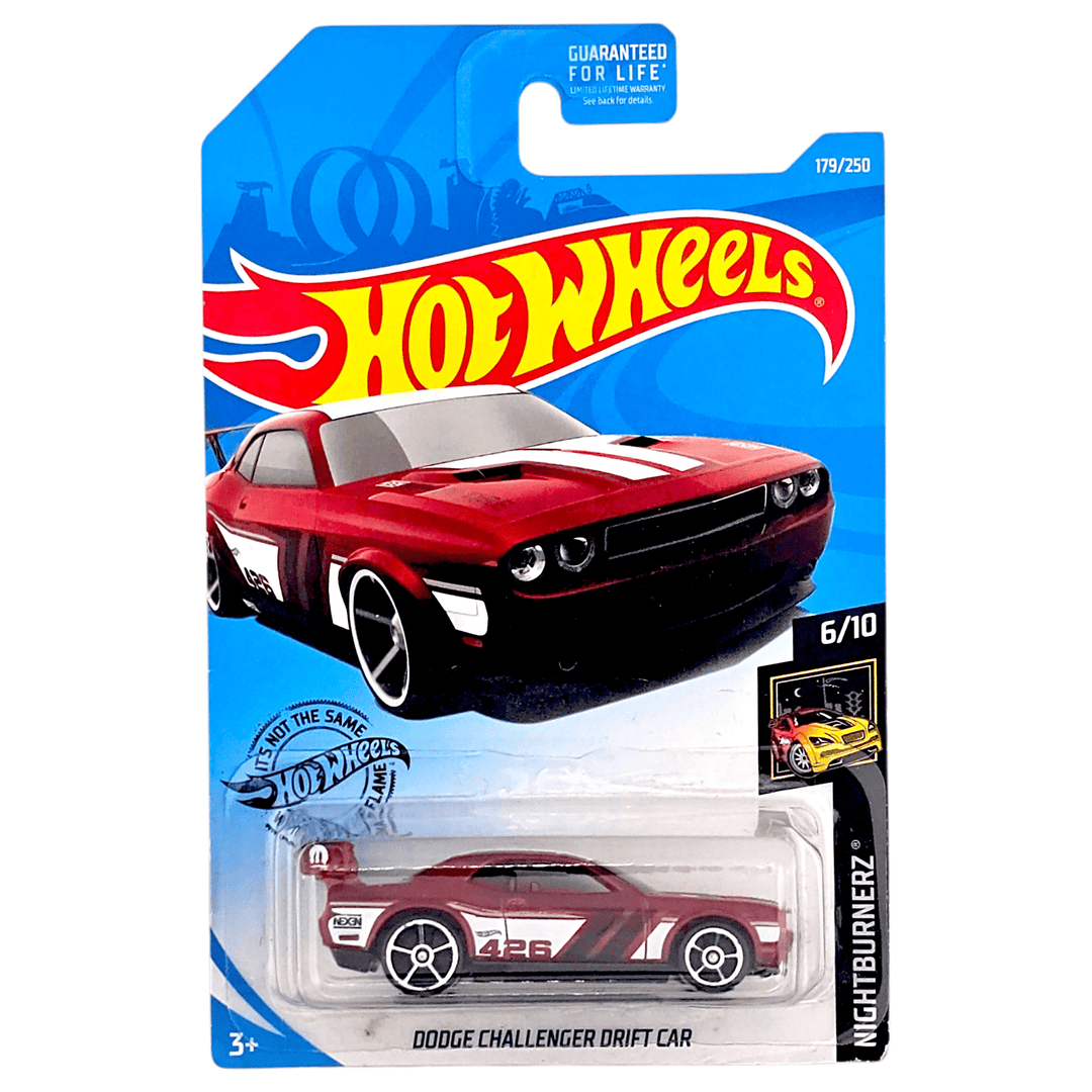 Hot Wheels - Dodge Challenger Drift Car - 2019 - Top CollectiblesDiecastHot Wheels