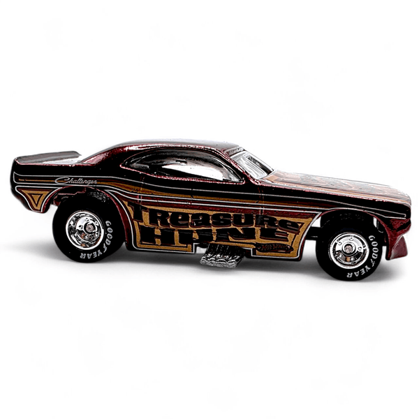Hot Wheels - Dodge Challenger Funny Car - 2008 *Super Treasure Hunt* - Top CollectiblesDiecastHot Wheels