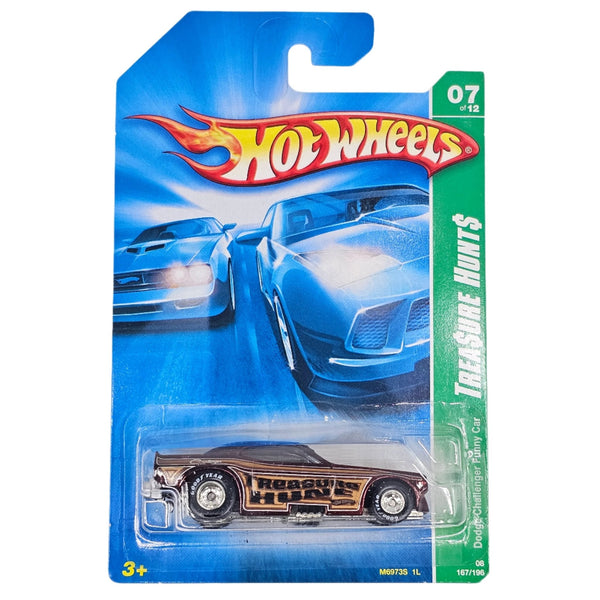 Hot Wheels - Dodge Challenger Funny Car - 2008 *Super Treasure Hunt* - Top CollectiblesDiecastHot Wheels