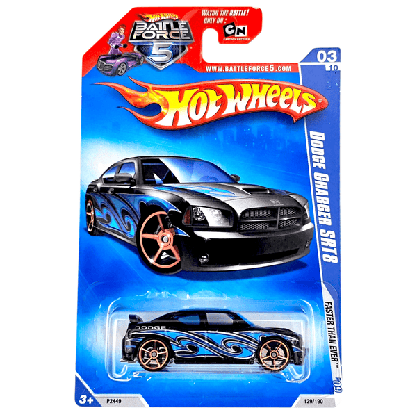 Hot Wheels - Dodge Charger SRT8 - 2009 *Card Variation* - Top CollectiblesDiecastHot Wheels