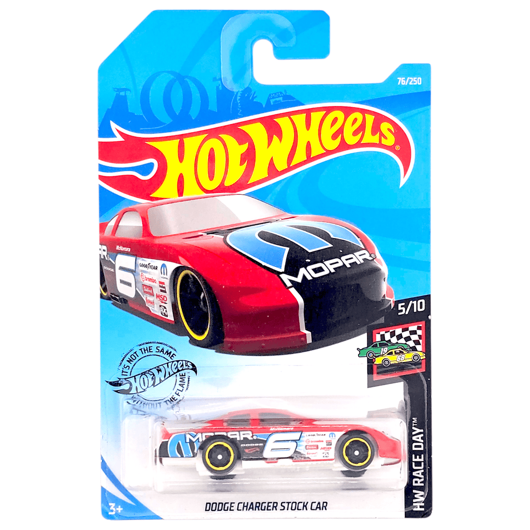 Hot Wheels - Dodge Charger Stock Car - 2019 - Top CollectiblesDiecastHot Wheels