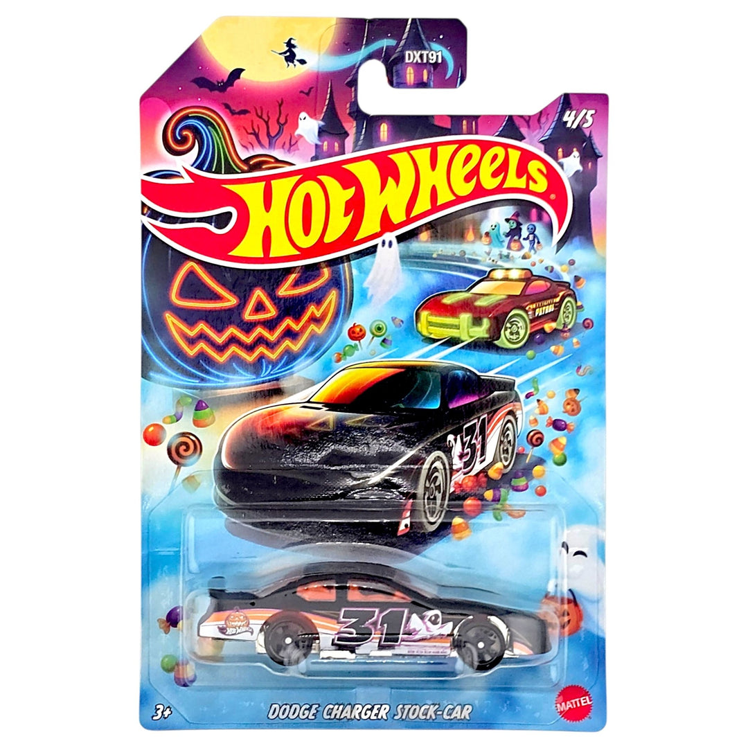 Hot Wheels - Dodge Charger Stock Car - 2026 Halloween Series - Top CollectiblesDiecastHot Wheels