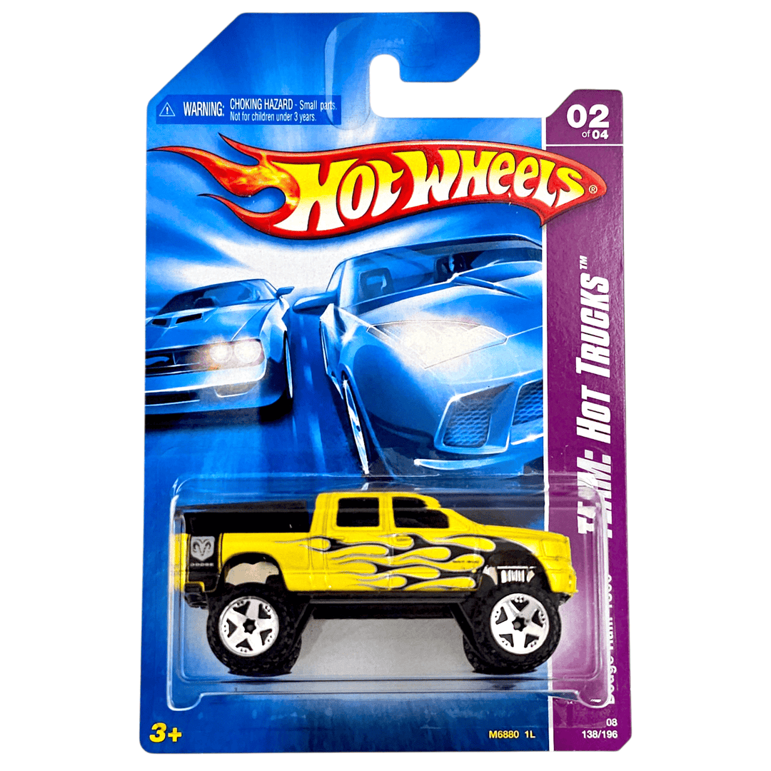 Hot Wheels - Dodge Ram 1500 - 2008 *Card Variation* - Top CollectiblesDiecastHot Wheels