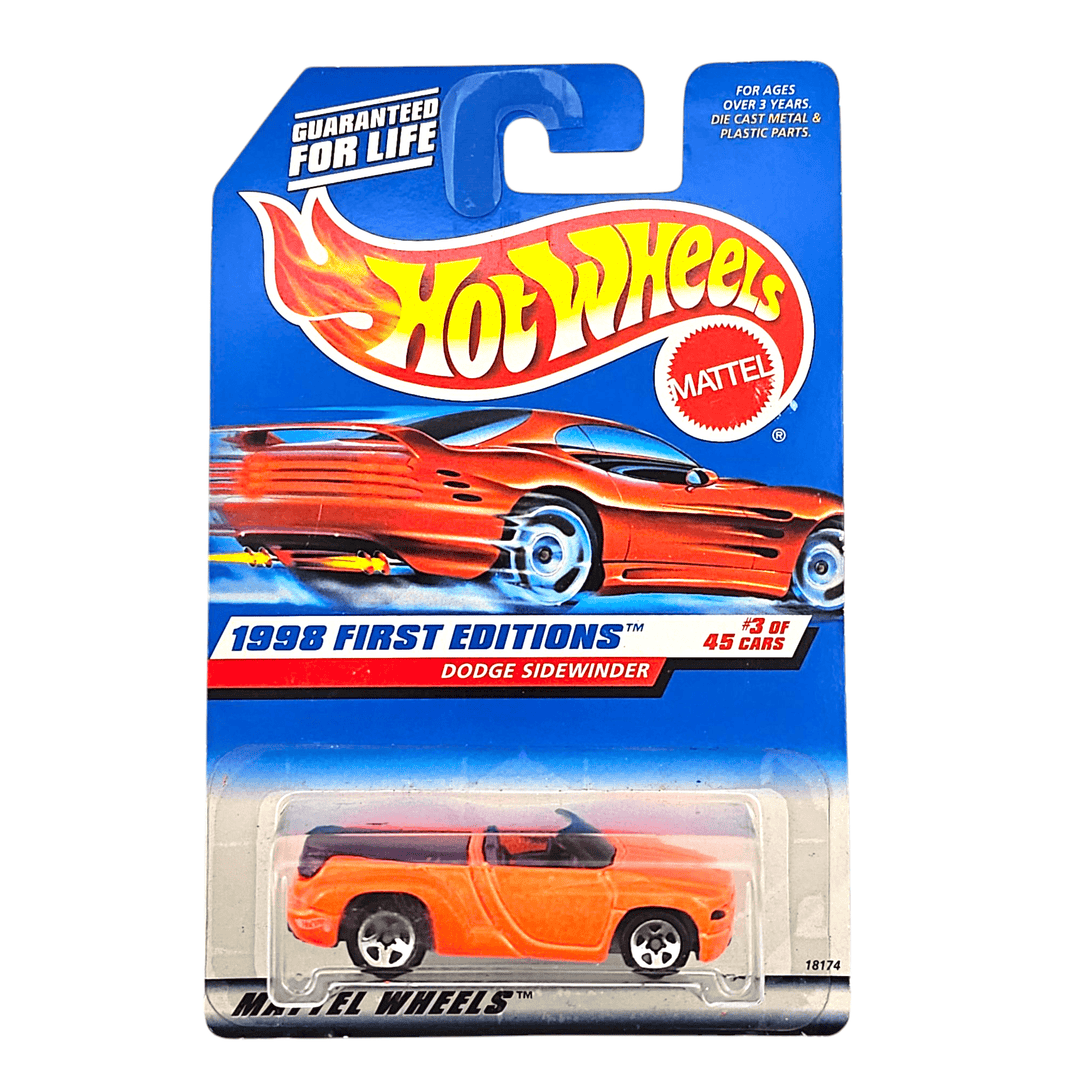 Hot Wheels - Dodge Sidewinder - 1998 *Card Variation* - Top CollectiblesDiecastHot Wheels