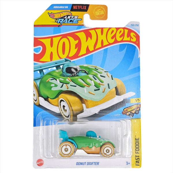 Hot Wheels - Donut Drifter - 2024 - Top CollectiblesDiecastHot Wheels