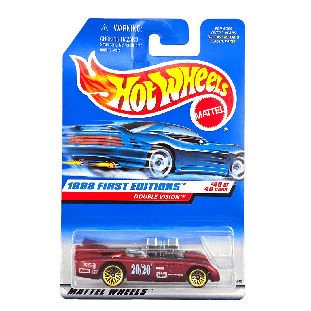 Hot Wheels - Double Vision - 1998 *Card Variation* - Top CollectiblesDiecastHot Wheels