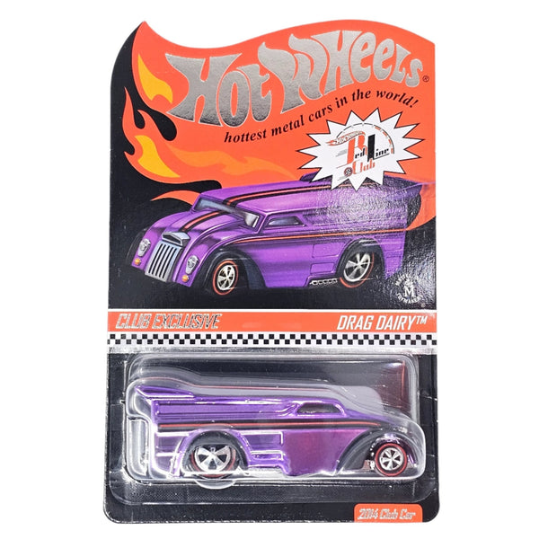 Hot Wheels - Drag Dairy - 2014 *Red Line Club Exclusive - Limited to 4500 Units* - Top CollectiblesDiecastHot Wheels