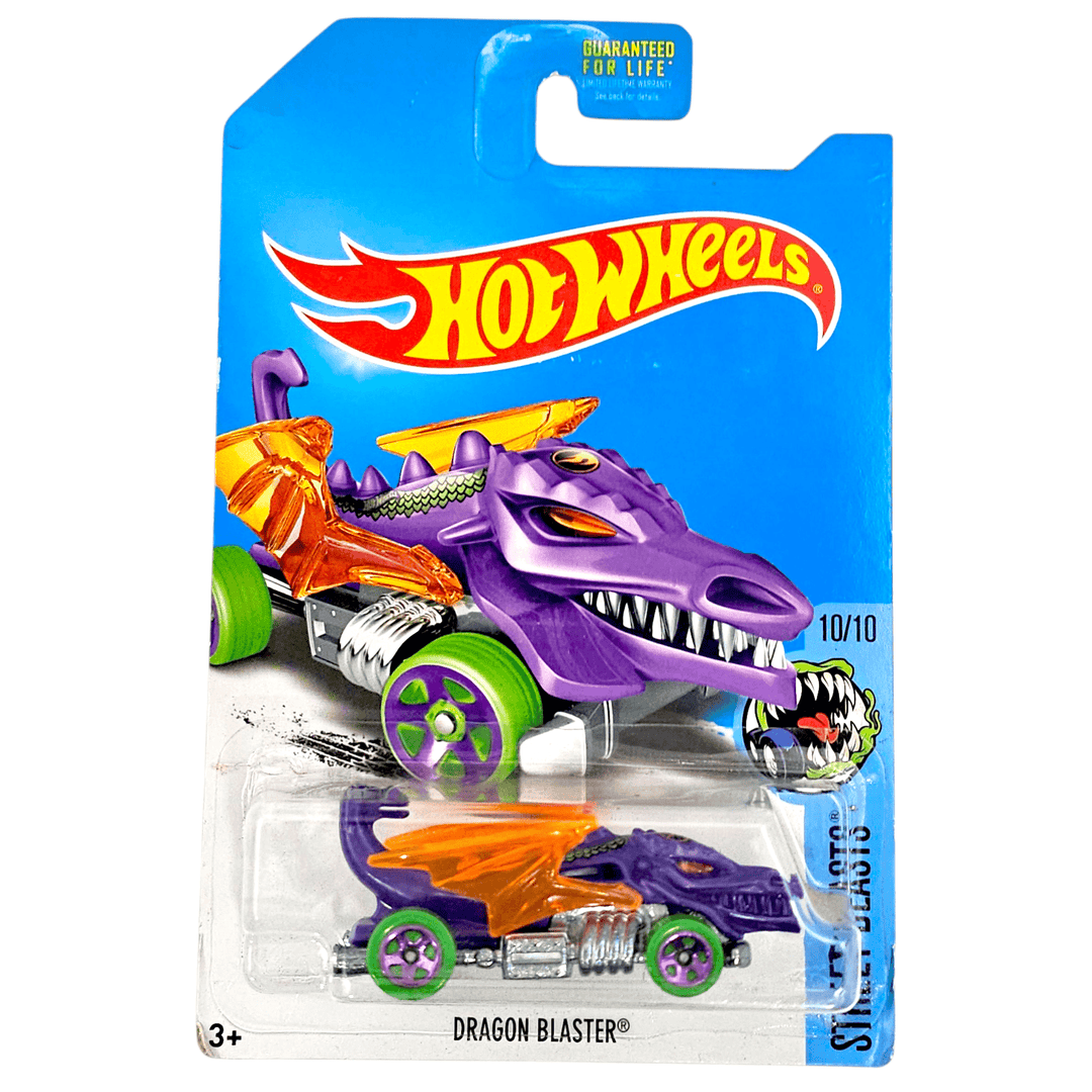 Hot Wheels - Dragon Blaster - 2017 *Treasure Hunt* - Top CollectiblesDiecastHot Wheels